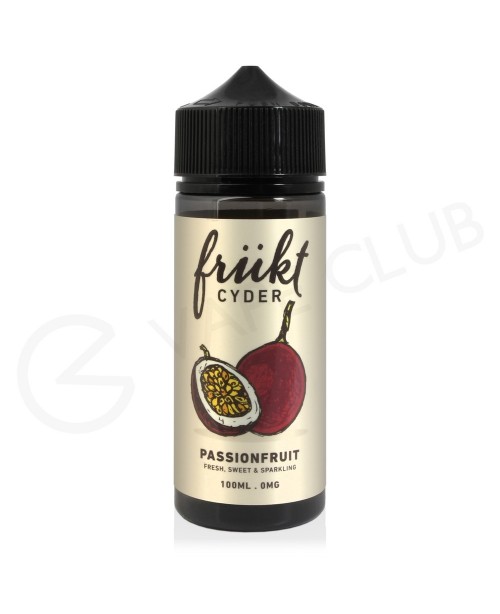 Passionfruit Shortfill E-Liquid by Frukt Cyder 100...