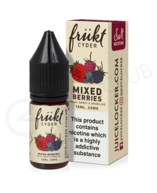 Mixed Berries Nic Salt E-Liquid by Frukt Cyder