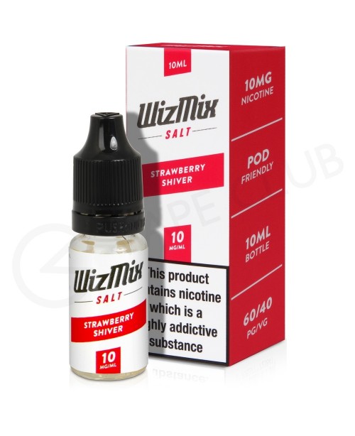 Strawberry Shiver Nic Salt E-liquid by Wizmix