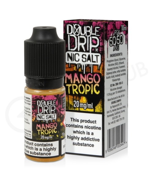 Mango Tropic Nic Salt E-Liquid by Double Drip