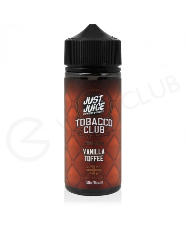 Vanilla Toffee Tobacco Shortfill E-Liquid by Just Juice 100ml