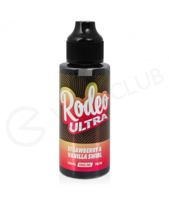 Strawberry & Vanilla Swirl Shortfill E-Liquid by Rodeo Ultra 100ml