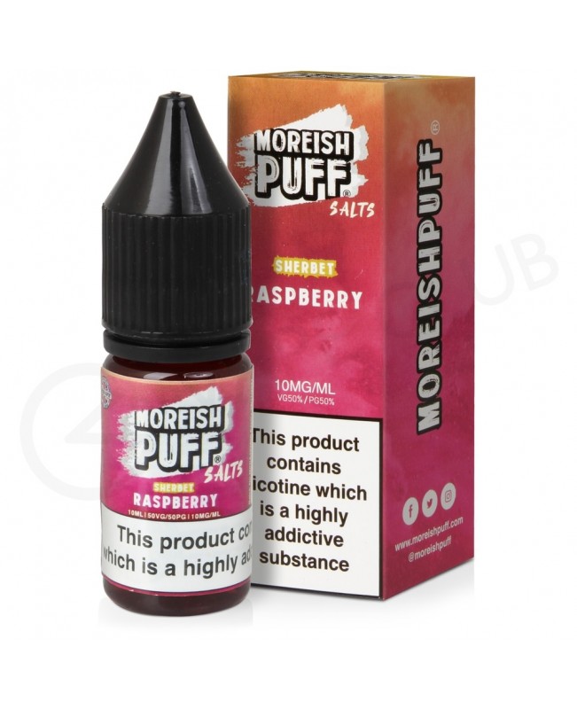 Raspberry Sherbet Nic Salt E-Liquid by Moreish Puff