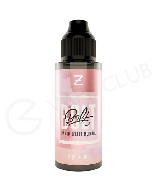 Mango Lychee Menthol Shortfill E-Liquid by Bolt 10...