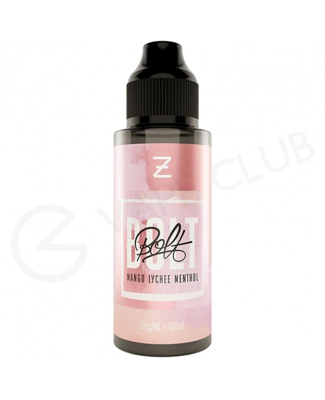 Mango Lychee Menthol Shortfill E-Liquid by Bolt 100ml