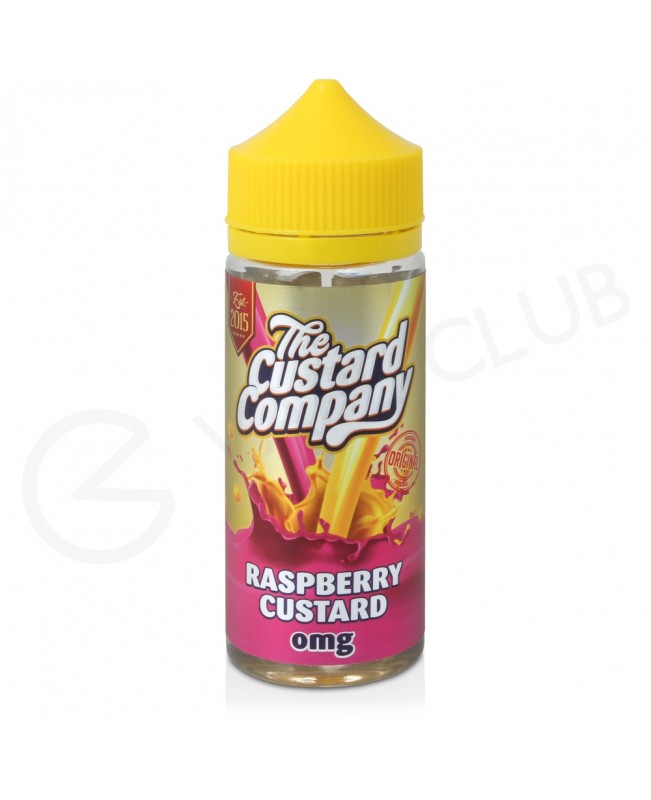 Raspberry Custard Shortfill E-Liquid by The Custard Company 100ml