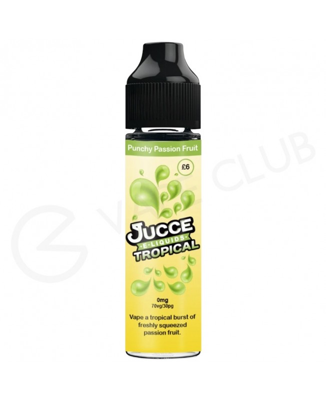 Punchy Passion Fruit Shortfill E-Liquid by Jucce Tropical 50ml