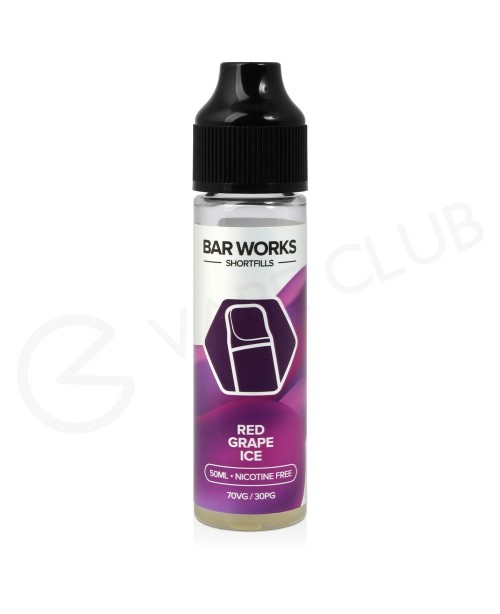 Red Grape Ice Shortfill E-Liquid by Bar Works 50ml