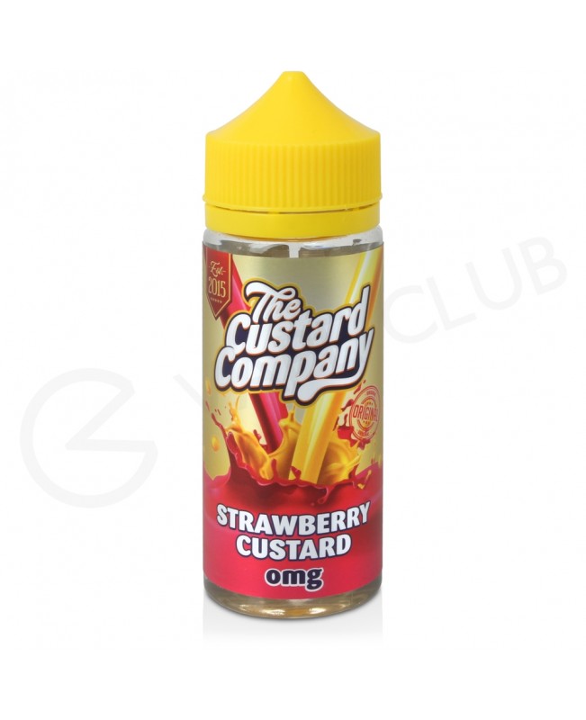 Strawberry Custard Shortfill E-Liquid by The Custard Company 100ml