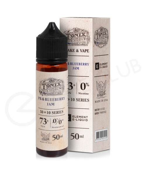 PB & Blueberry Jam Shortfill E-Liquid by Tonix...