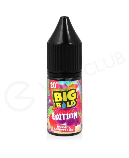 Strawberry Raspberry & Acai Nic Salt E-Liquid ...