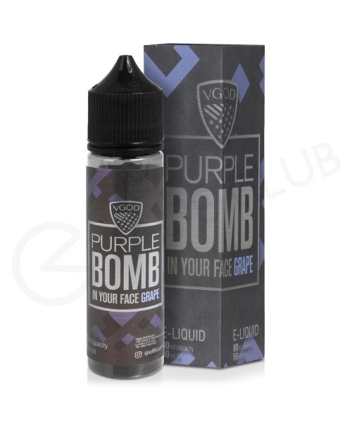 Purple Bomb Shortfill E-Liquid by VGOD Bomb Line 5...