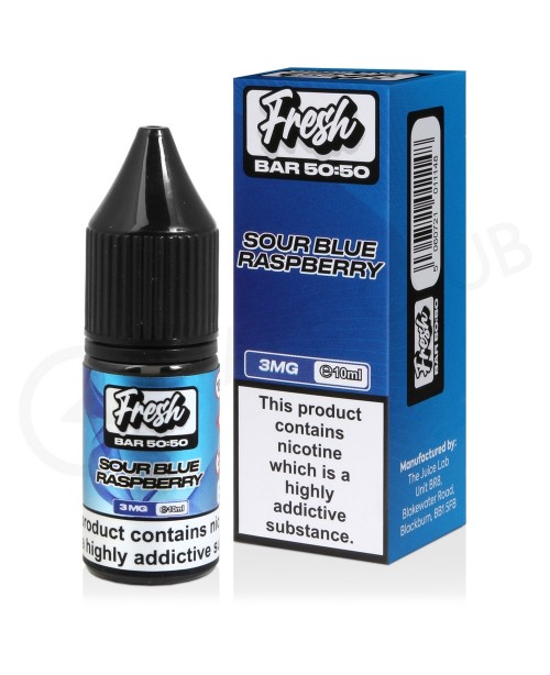 Sour Blue Raspberry E-Liquid by Fresh Bar