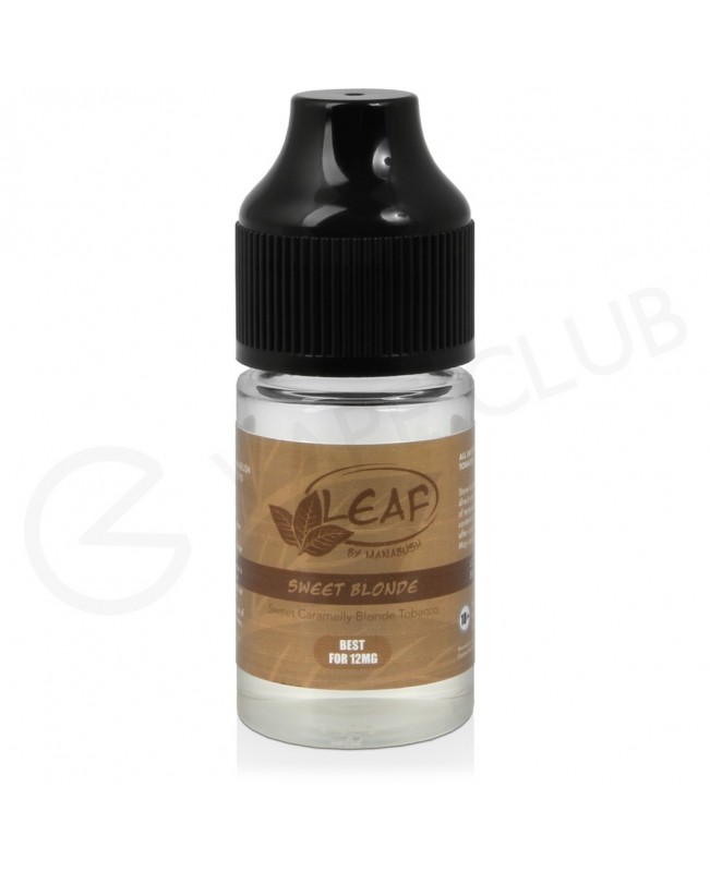 Sweet Blonde Shortfill E-Liquid by Manabush Leaf Range