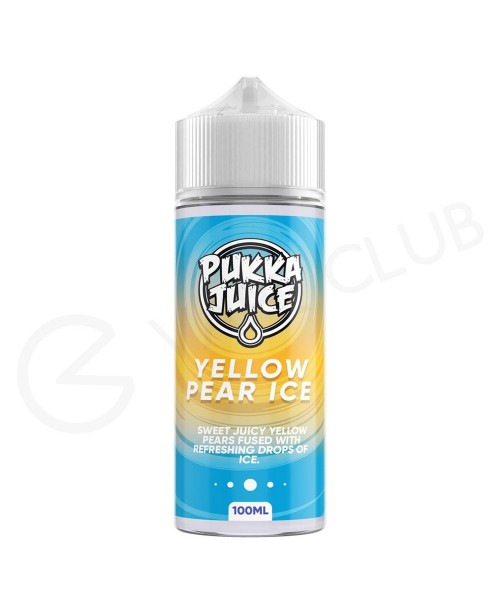 Yellow Pear Ice Shortfill E-Liquid by Pukka Juice ...