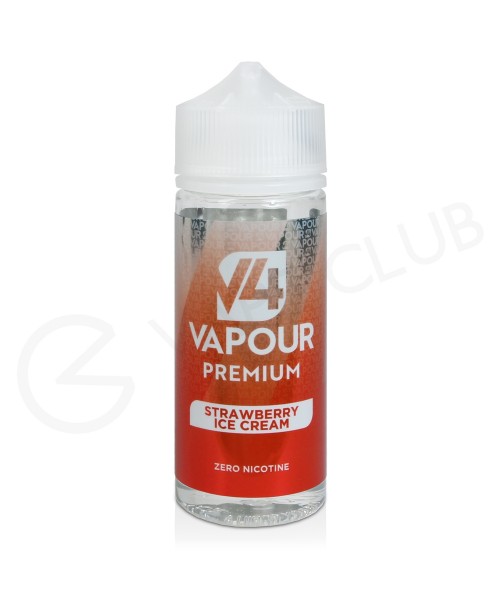 Strawberry Ice Cream Shortfill E-Liquid by V4 Vapo...