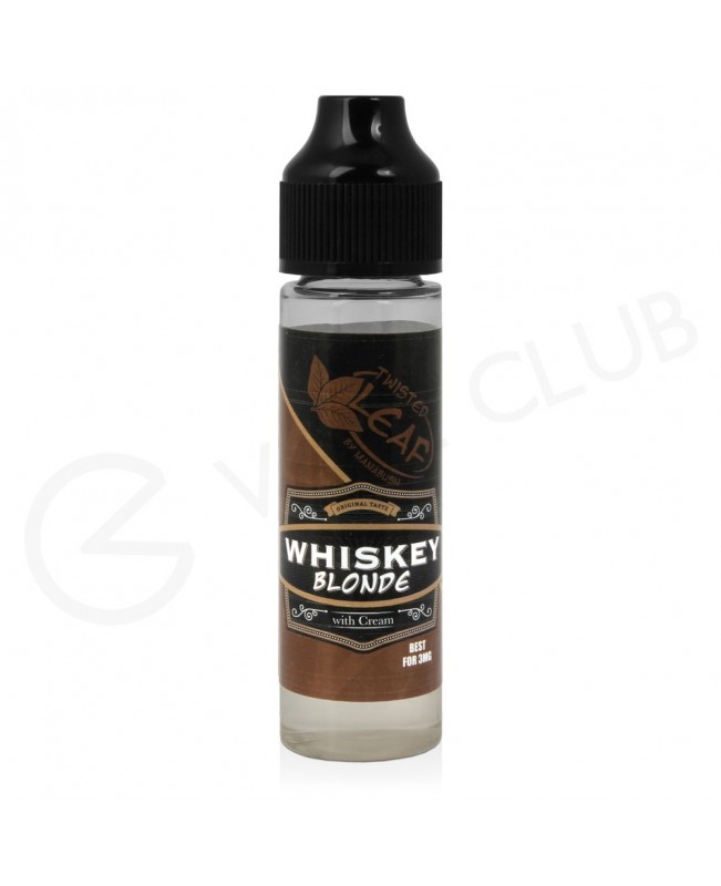 Whiskey Blonde Shortfill E-Liquid by Manabush Twisted Leaf