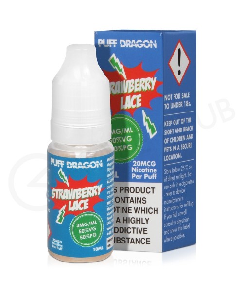 Strawberry Lace E-Liquid by Puff Dragon