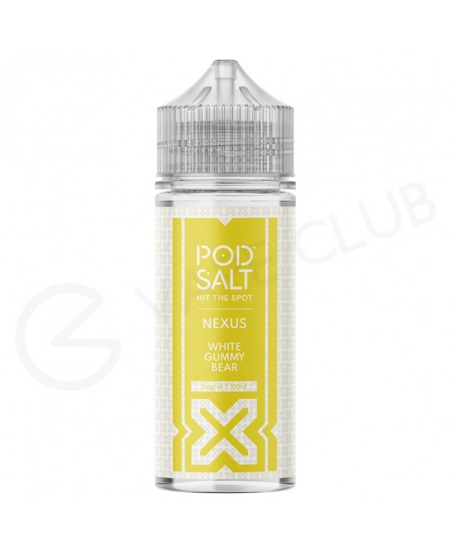 White Gummy Bear Shortfill E-Liquid by Pod Salt Nexus 100ml