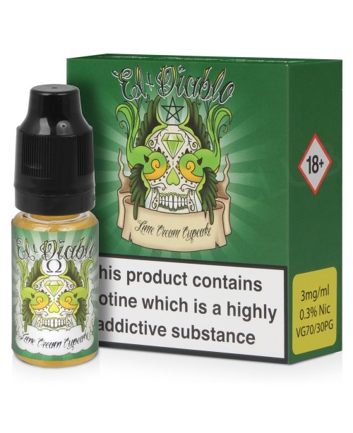 Lime Cream Cupcake High VG E-Liquid by El Diablo