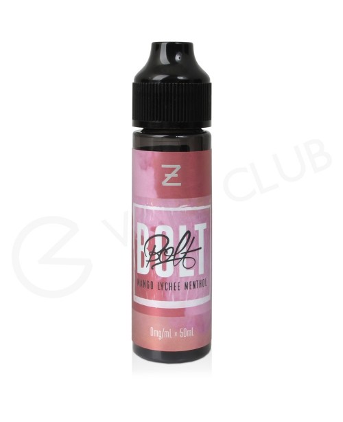 Mango Lychee Menthol Shortfill E-Liquid by Bolt 50...