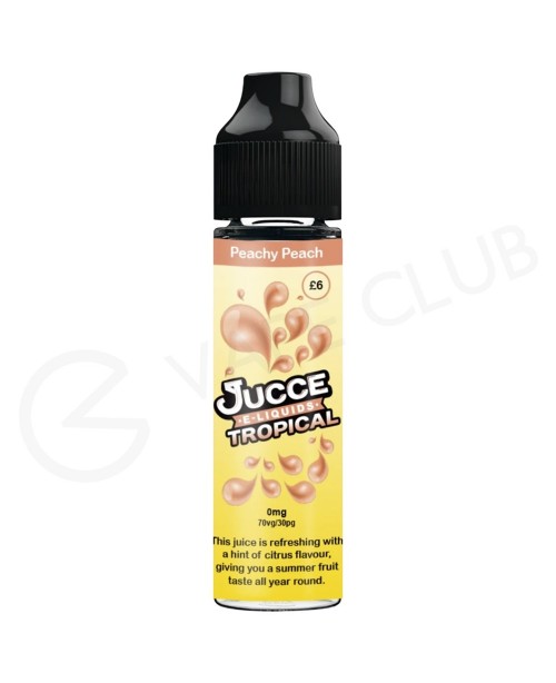 Peachy Peach Shortfill E-Liquid by Jucce Tropical ...