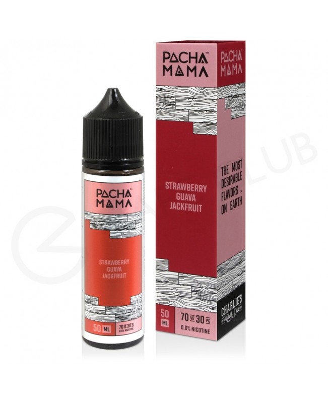 Strawberry, Guava and Jackfruit Shortfill E-Liquid by Pacha Mama 50ml