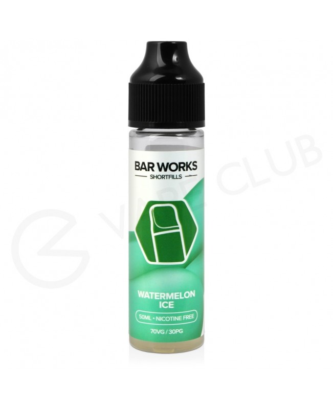 Watermelon Ice Shortfill E-Liquid by Bar Works 50ml