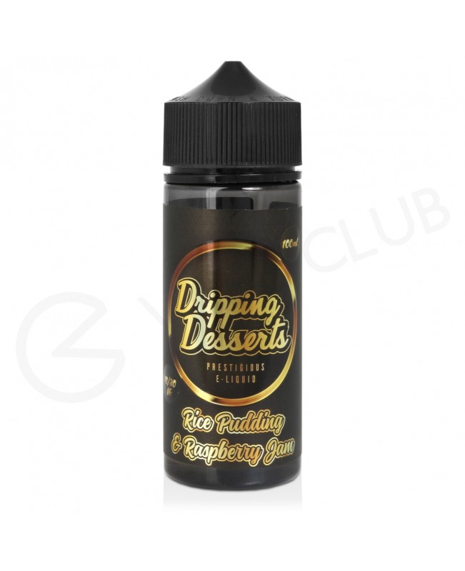 Rice Pudding & Raspberry Jam Shortfill E-Liquid by Dripping Desserts 100ml