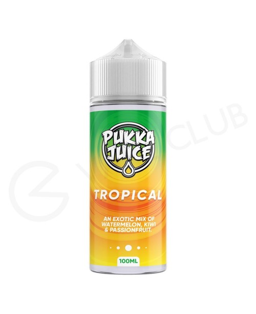 Tropical Shortfill E-Liquid by Pukka Juice 100ml