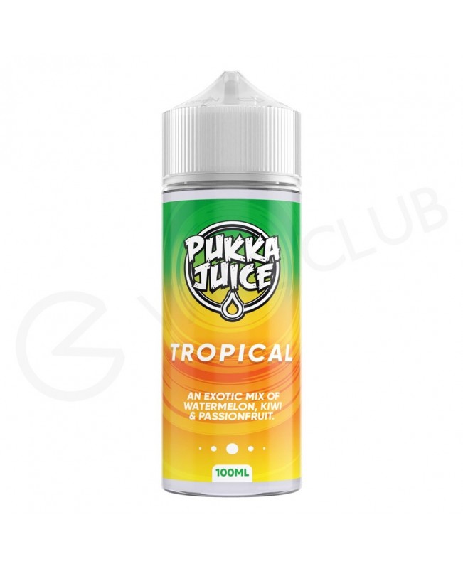 Tropical Shortfill E-Liquid by Pukka Juice 100ml