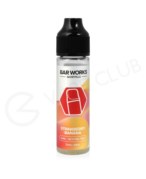 Strawberry Banana Shortfill E-Liquid by Bar Works ...