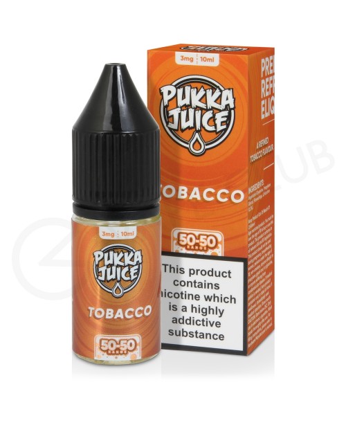 Tobacco E-Liquid by Pukka Juice 50/50