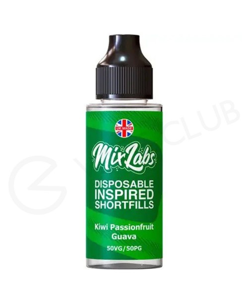 Kiwi, Passionfruit & Guava Shortfill E-Liquid ...