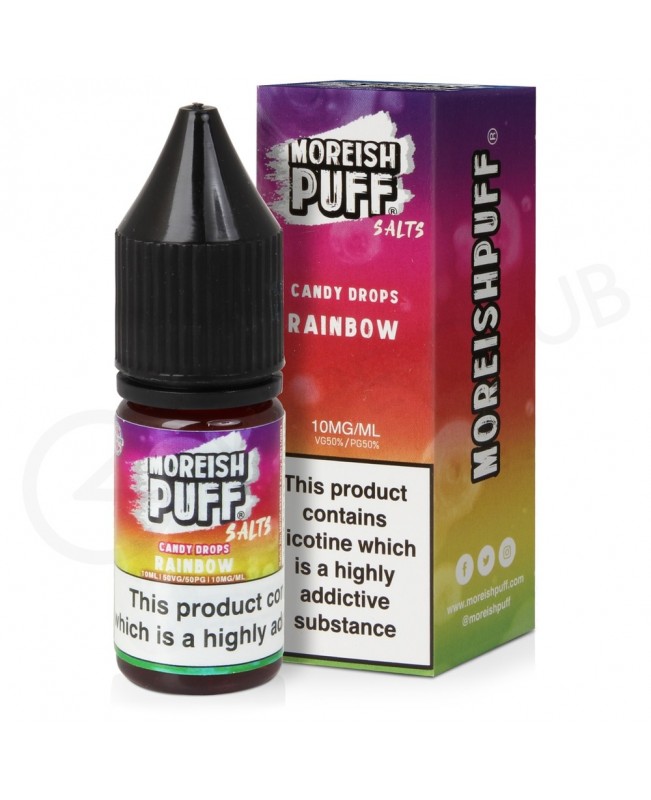 Rainbow Candy Drops Nic Salt E-Liquid by Moreish Puff