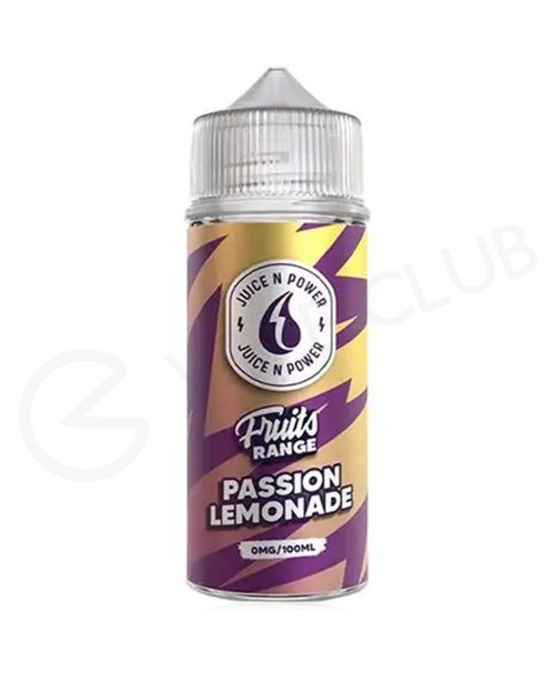 Passion Lemonade Shortfill E-Liquid by Juice N Pow...