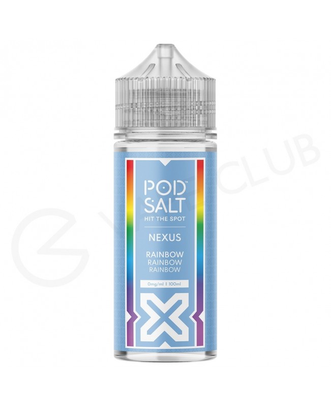 Rainbow Shortfill E-Liquid by Pod Salt E-Liquid 100ml