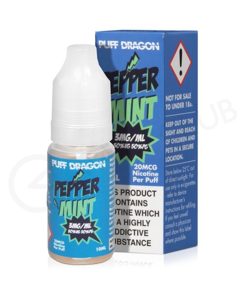 Peppermint E-Liquid by Puff Dragon