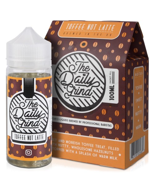 Toffee Nut Latte Shortfill E-Liquid by The Daily G...