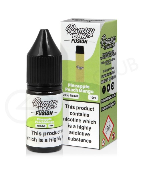 Pineapple Peach Mango Nic Salt E-Liquid by Ramsey ...