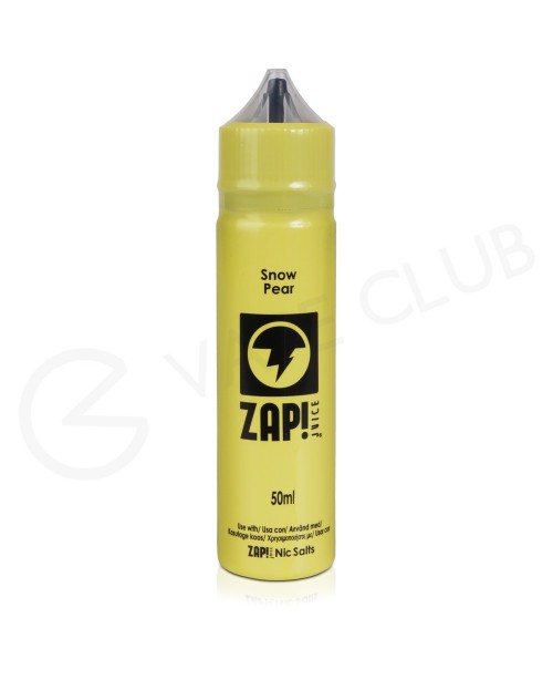 Snow Pear Shortfill E-liquid by Zap Juice 50ml