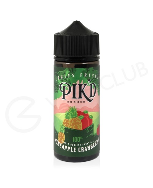 Pineapple & Cranberry Shortfill E-Liquid by Pi...