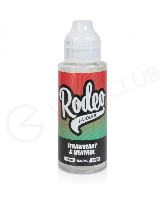 Strawberry & Menthol Shortfill E-Liquid by Rodeo 100ml