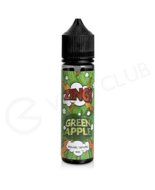 Green Apple Shortfill E-Liquid by Zing! 50ml