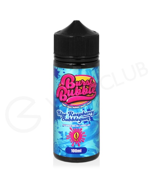 Blue Raspberry Bubblegum Shortfill E-Liquid by Bur...