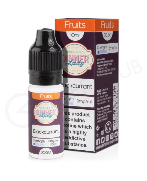 Blackcurrant E-Liquid by Dinner Lady 50/50