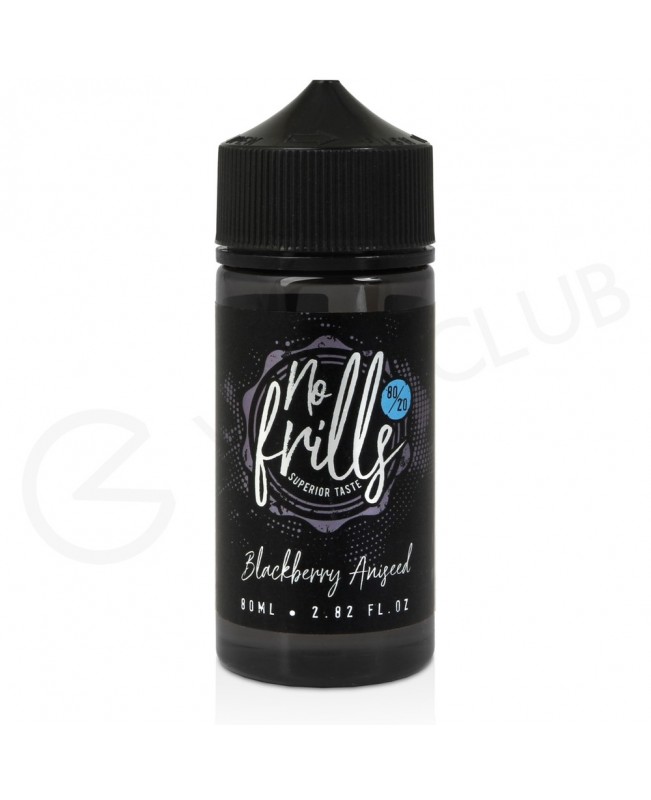 Blackberry Aniseed Shortfill E-Liquid by No Frills 80ml