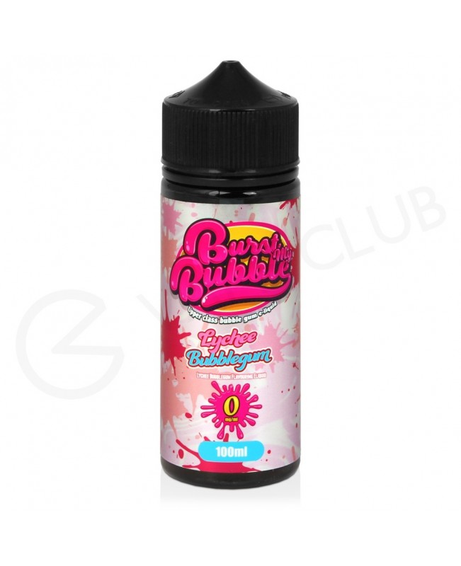 Lychee Bubblegum Shortfill E-Liquid by Burst My Bubble 100ml