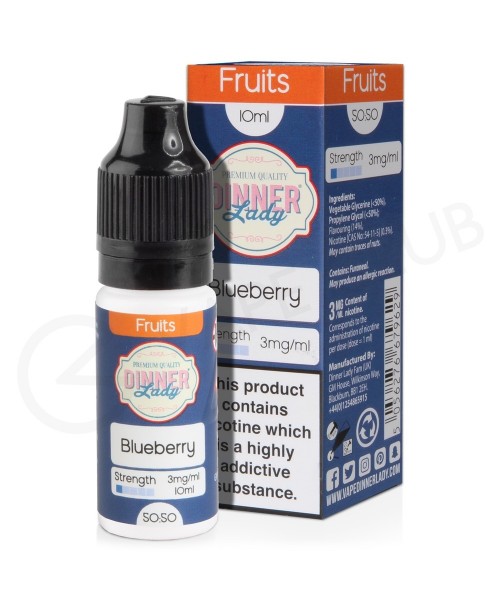 Blueberry E-Liquid by Dinner Lady 50/50