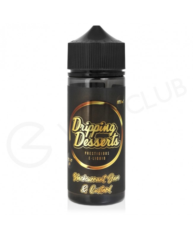 Blackcurrant Jam & Custard Shortfill E-Liquid by Dripping Desserts 100ml